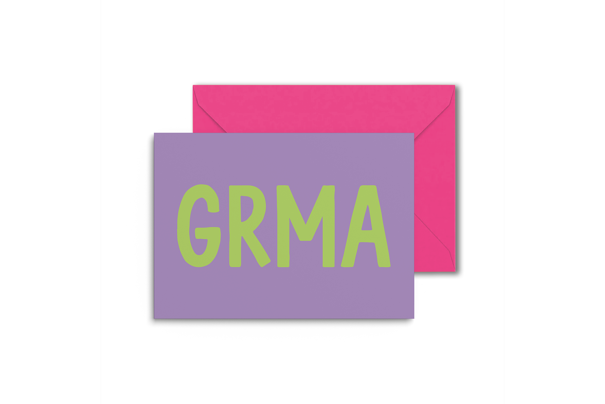 GRMA - Irish Language 'Thank you' card