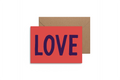 'LOVE' card