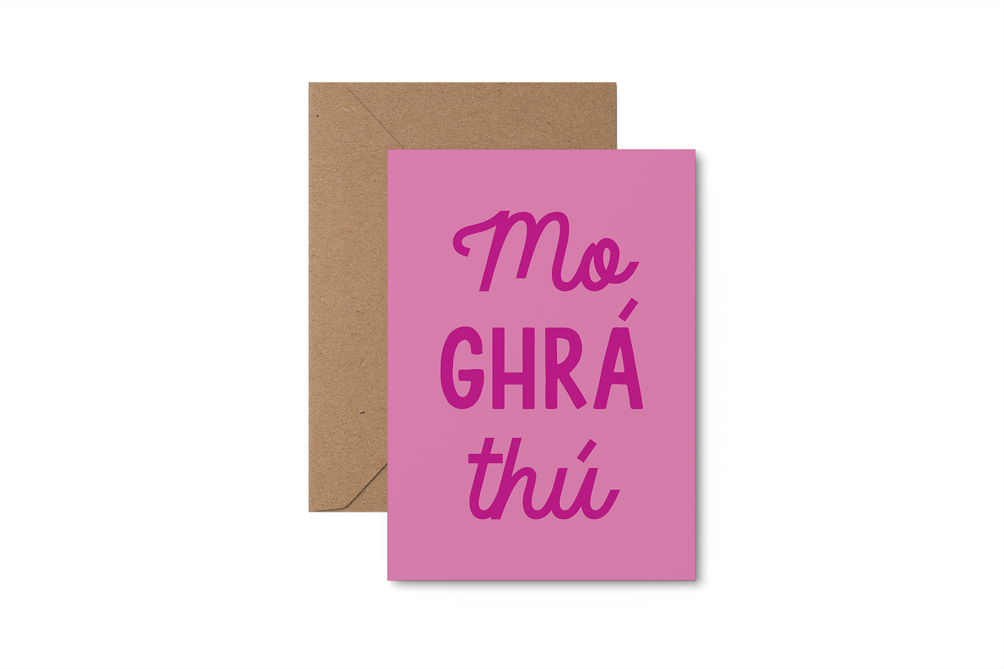 Mo Ghrá Thu! Irish Language 'LOVE' card