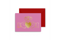 Gold foil Claddagh