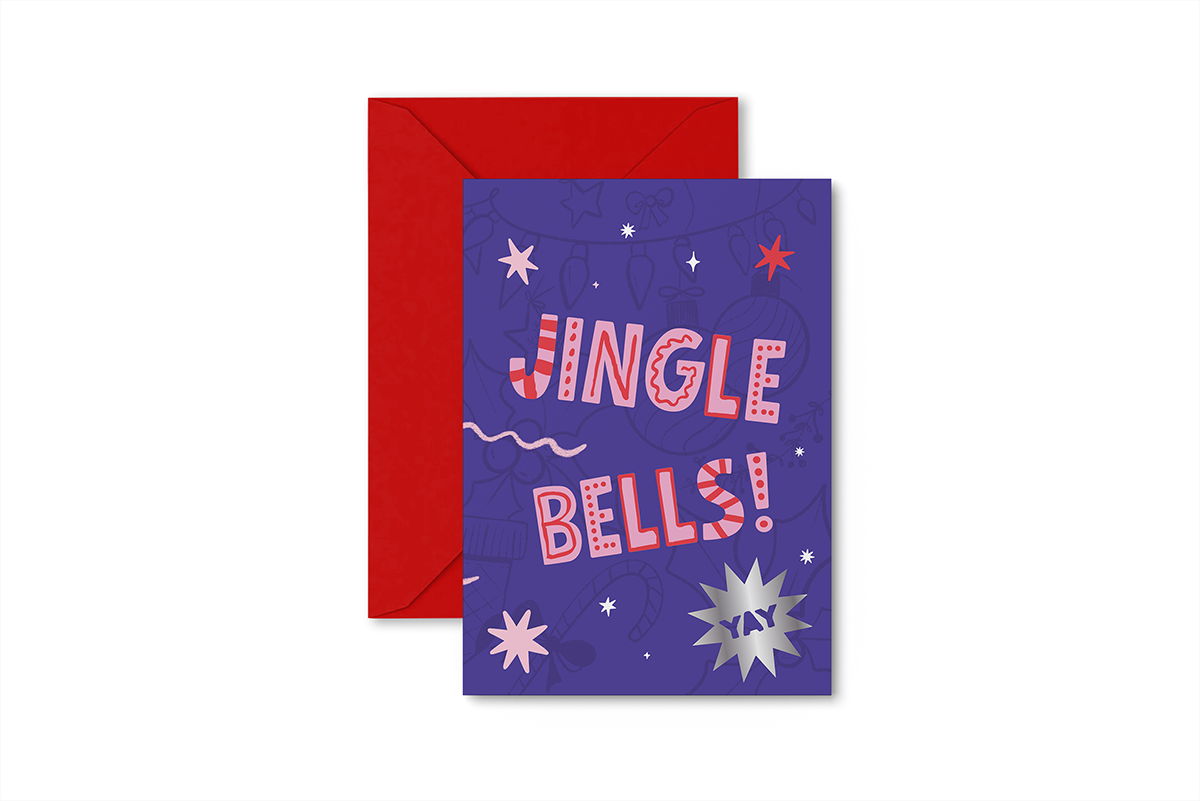 Jingle Bells Christmas Card