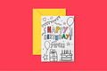 'COLOUR IN' kid's birthday - HAPPY BIRTHDAY!