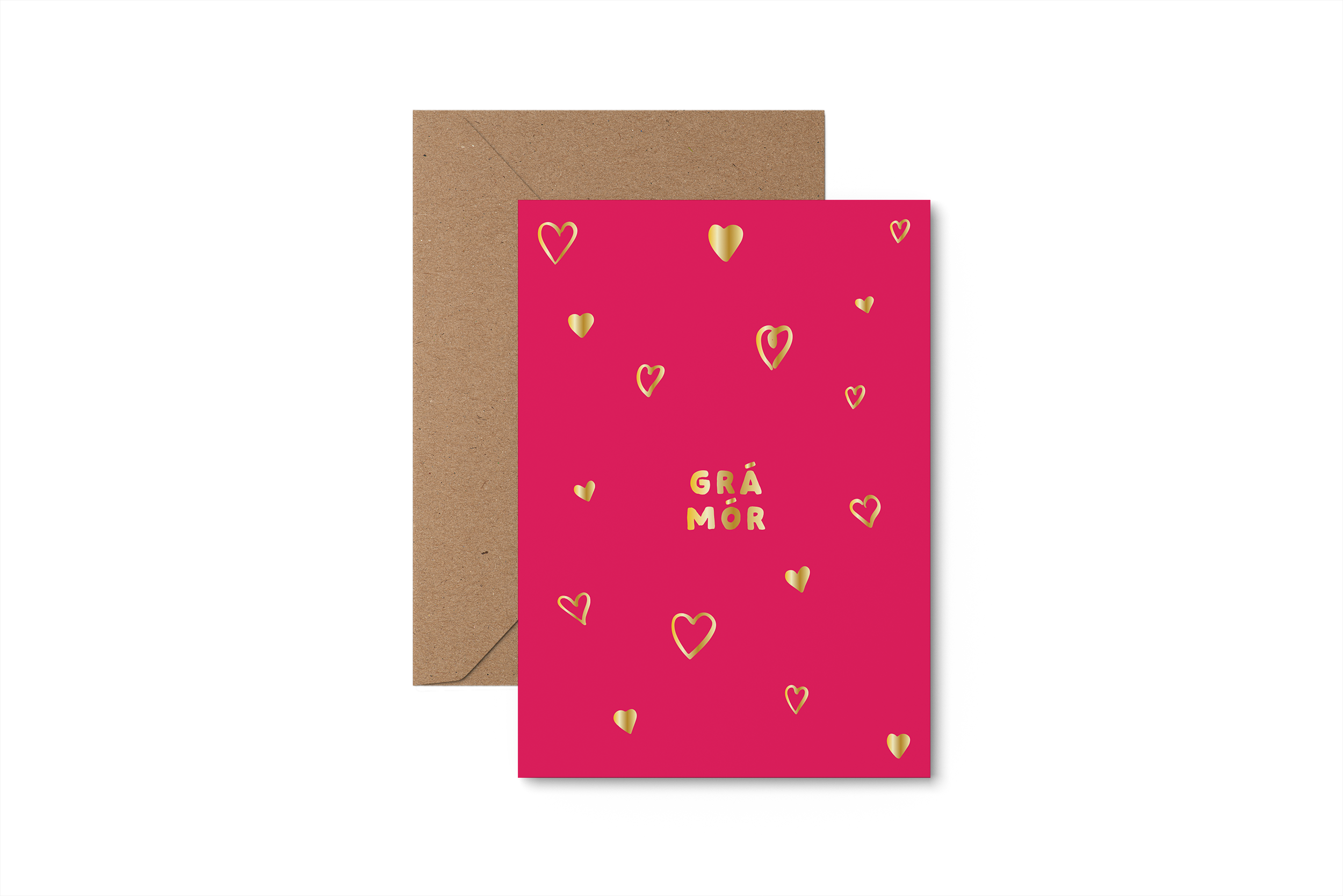 Grá Mór - Valentines Irish Language card