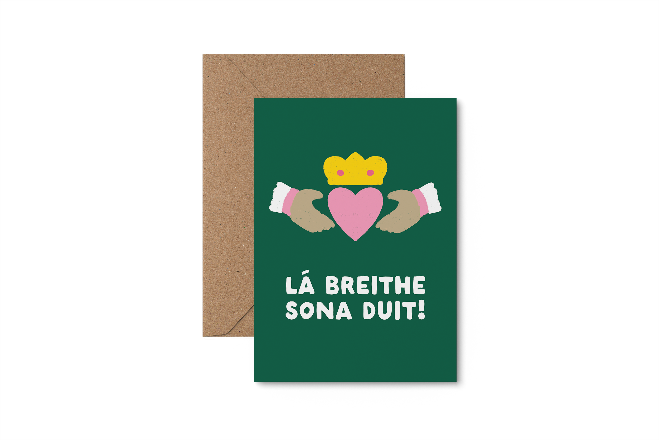 Lá breithe Sona Duit! Irish Claddagh birthday card