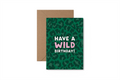 Have a Wild Birthday! Leopard print