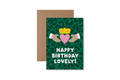 Happy Birthday Lovely - Claddagh birthday card
