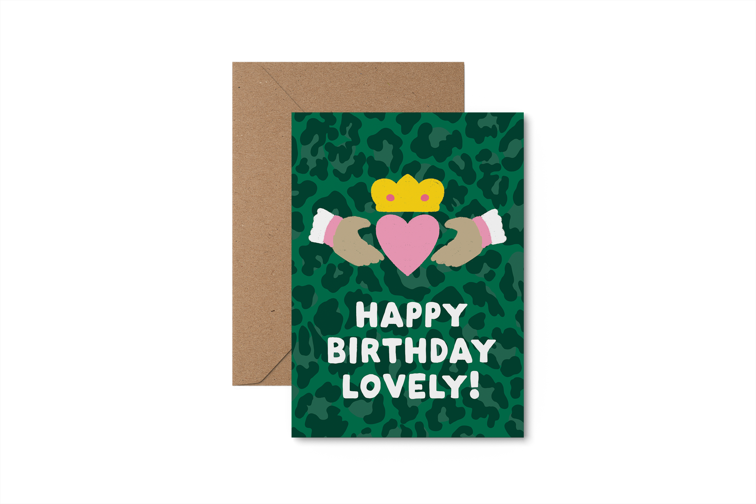 Happy Birthday Lovely - Claddagh birthday card