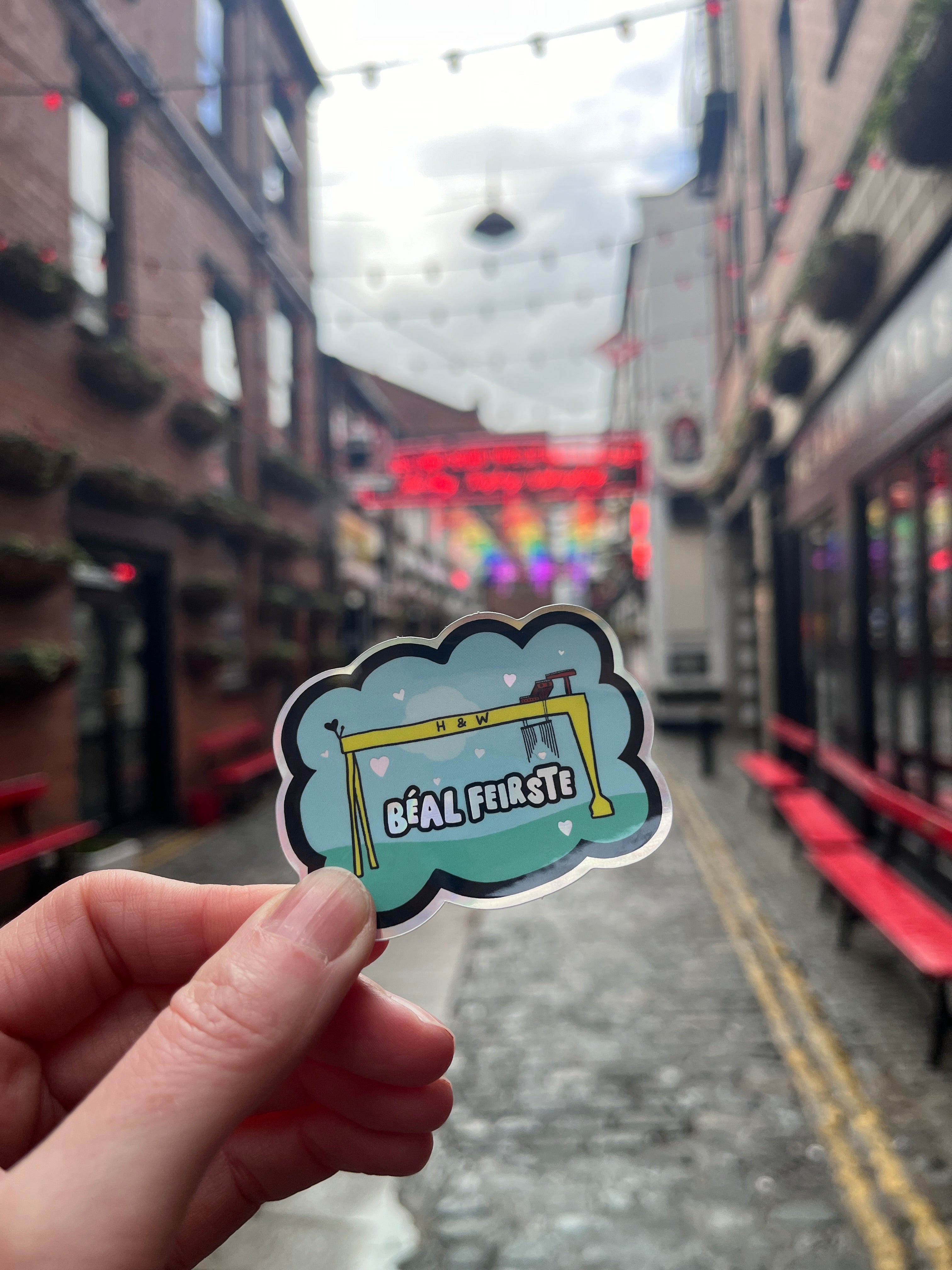 Béal Feirste sticker