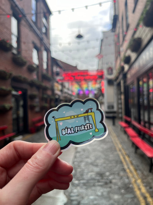 Béal Feirste sticker