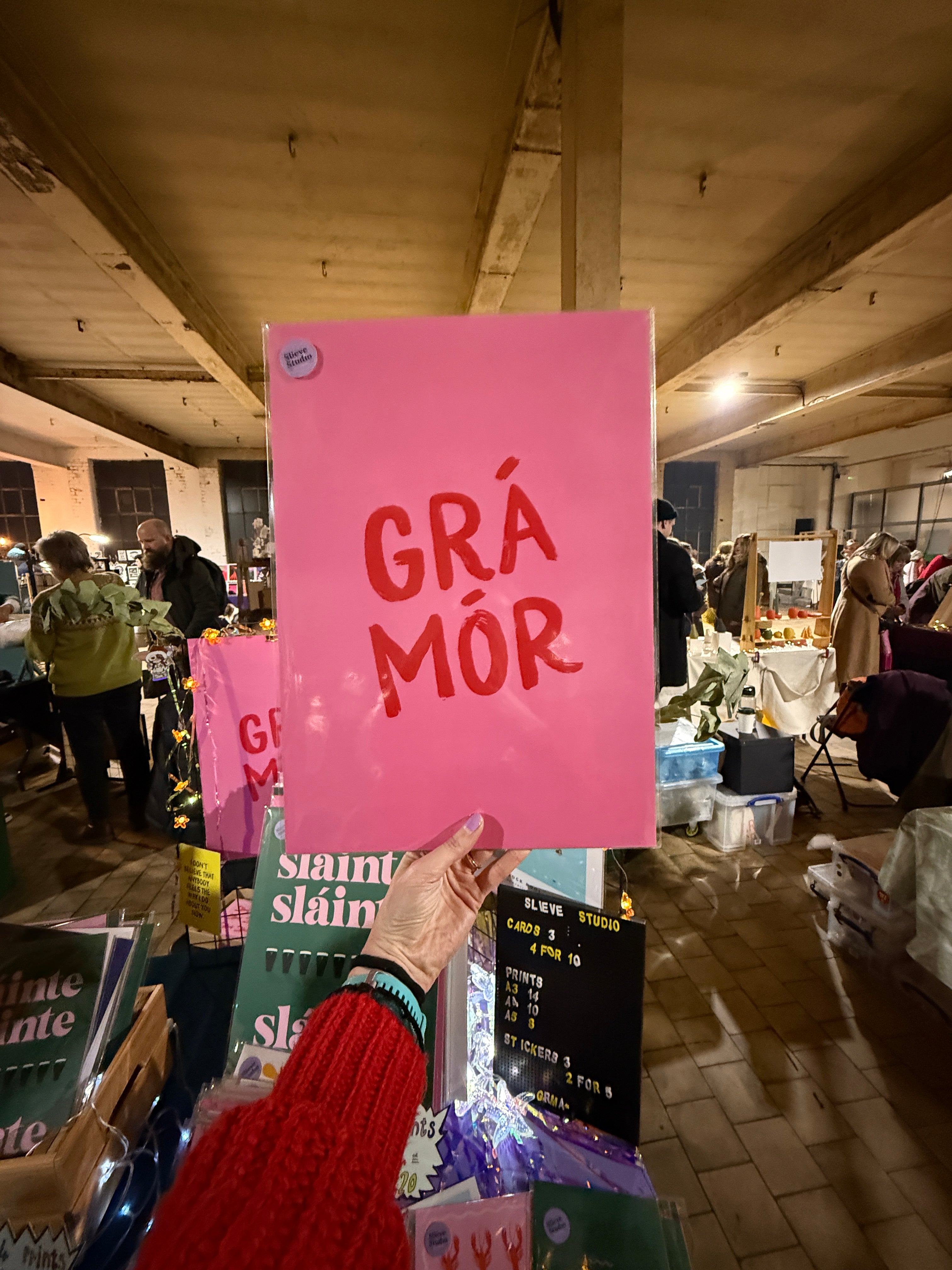 Grá Mór! Irish language print
