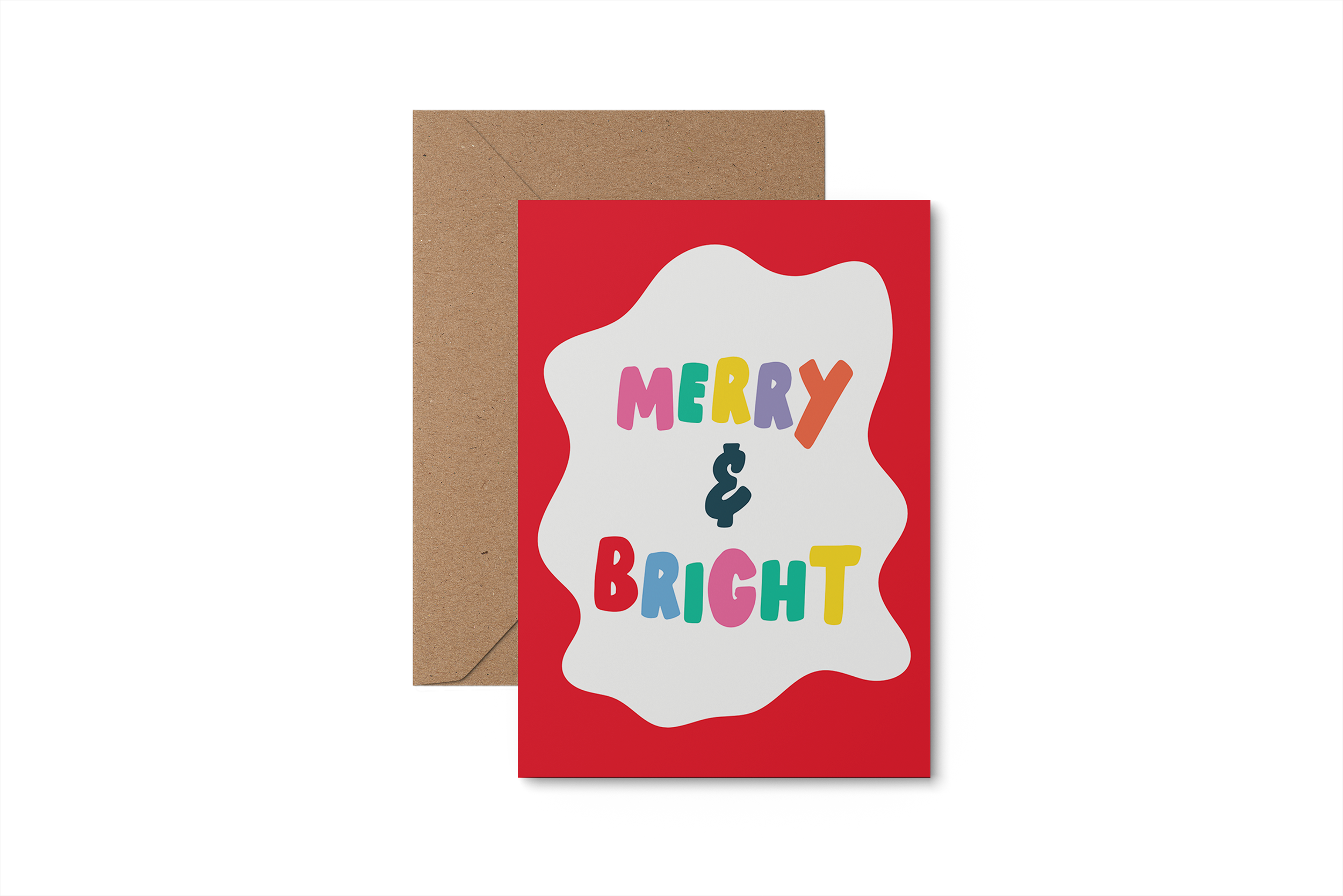 Merry & Bright - Christmas card