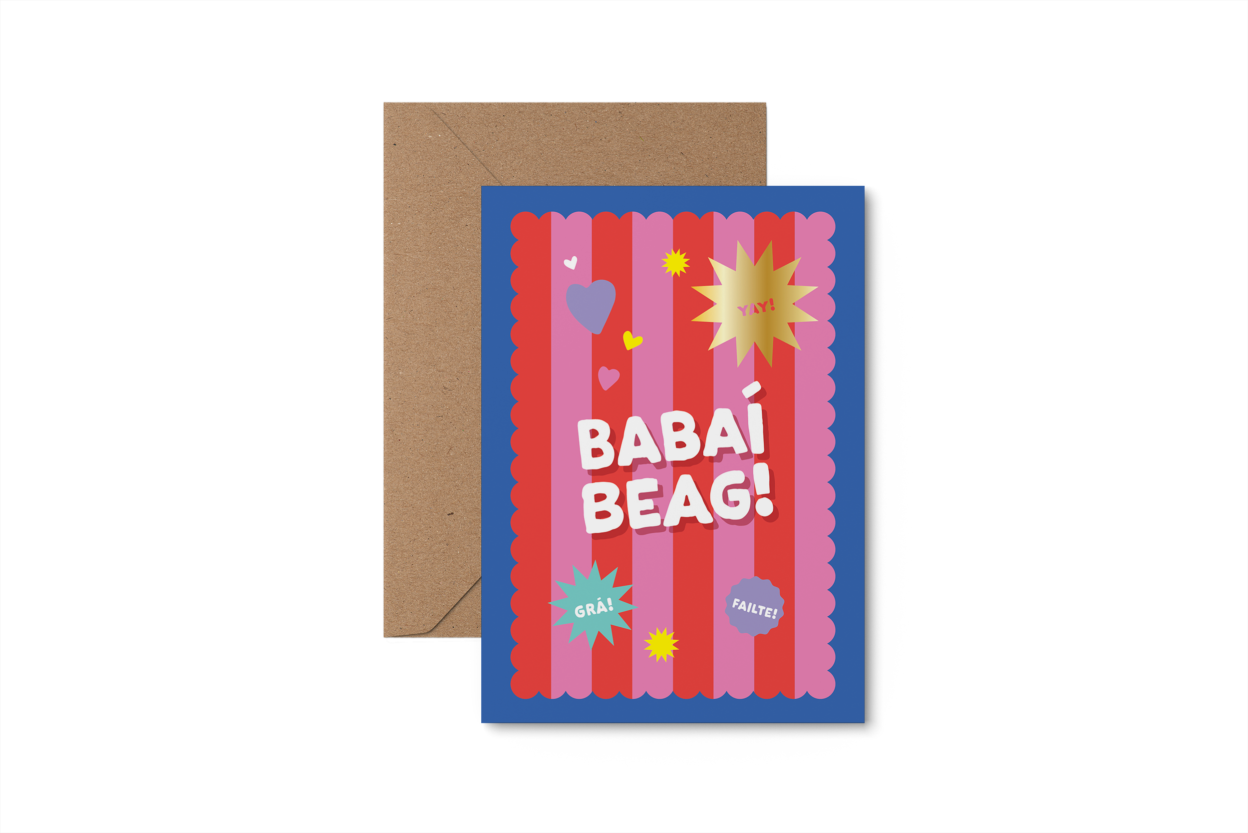 Babaí Beag! Irish New Baby card