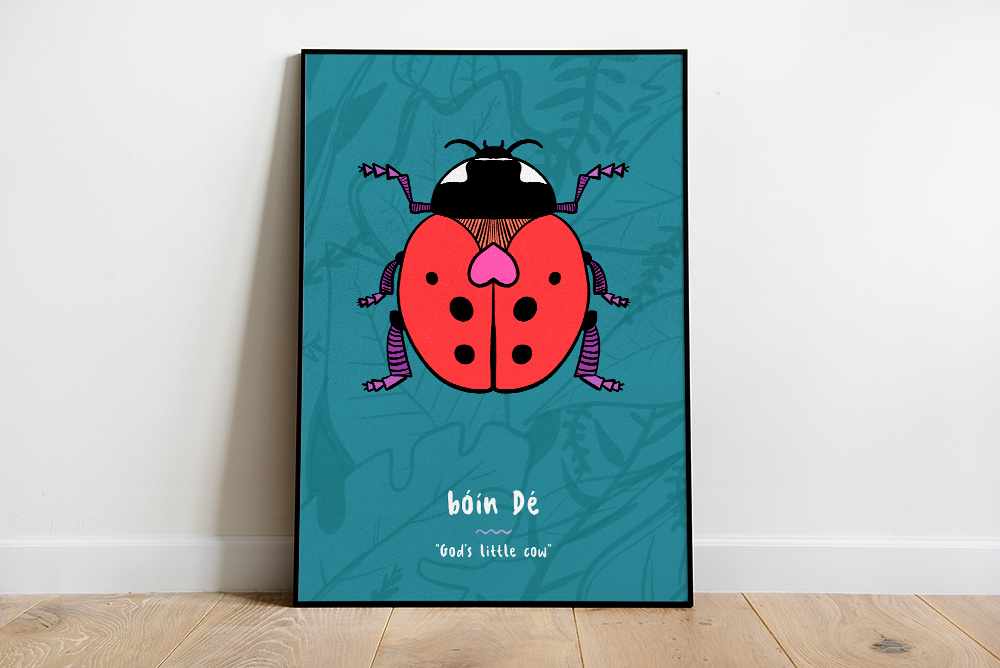 Bóín Dé - Irish language print