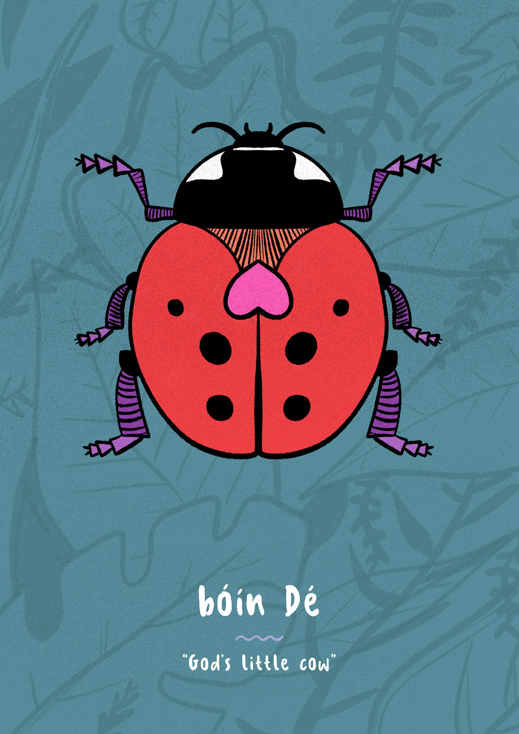 Bóín Dé - Irish language print
