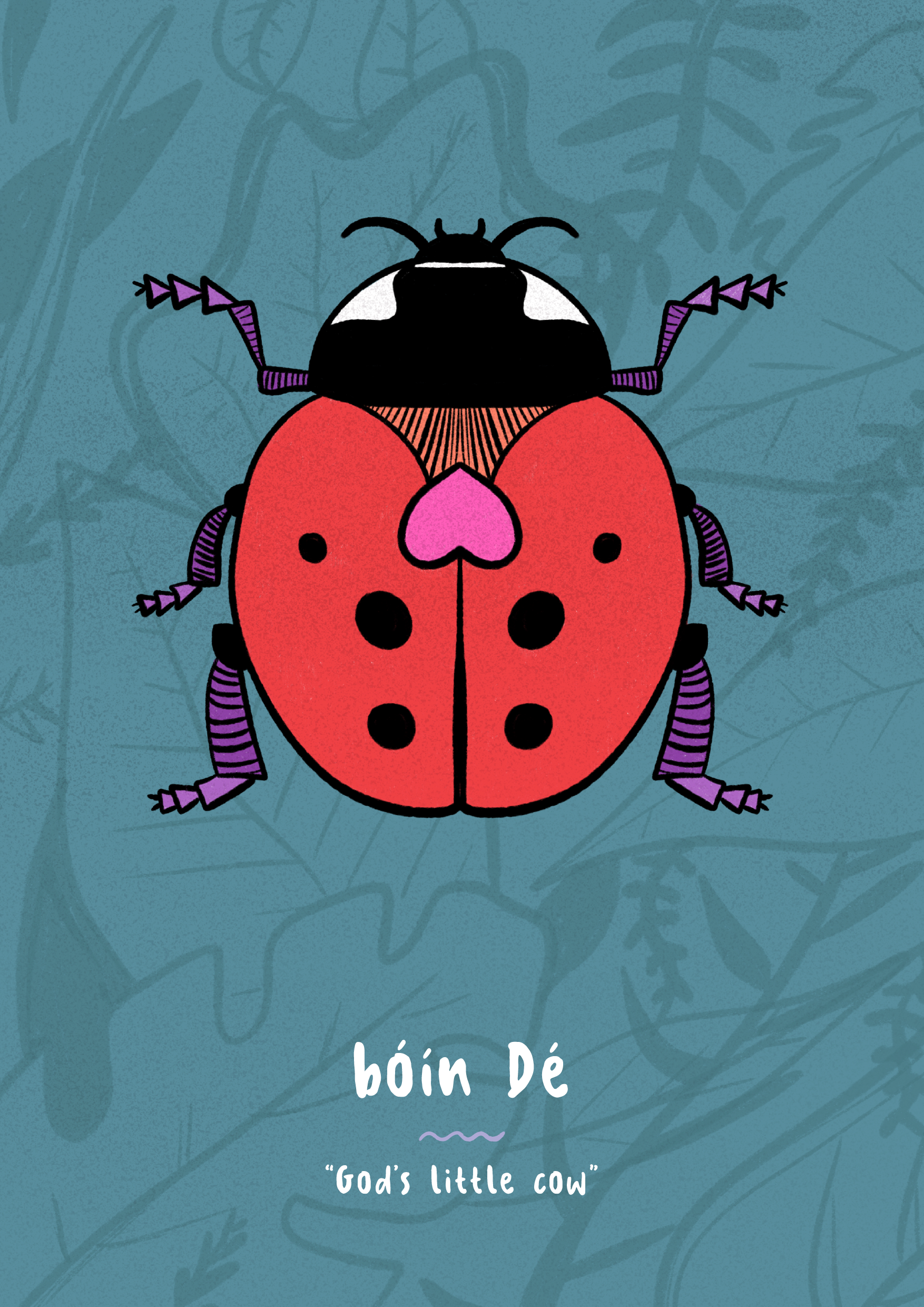 Bóín Dé - Irish language print