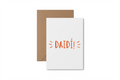 Daidí - Irish Father's Day card