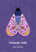 Féileacán Oíche - Illustrated Irish language print