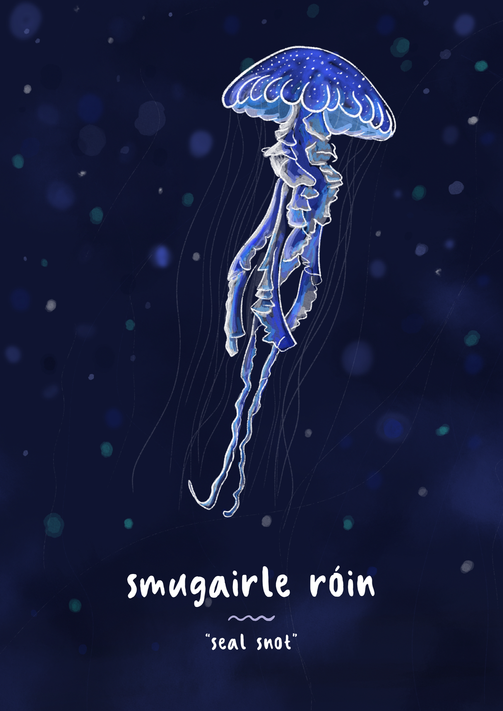 Smugairle Róin - Illustrated Irish language print