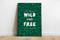 Wild & free! Illustrated leopard print